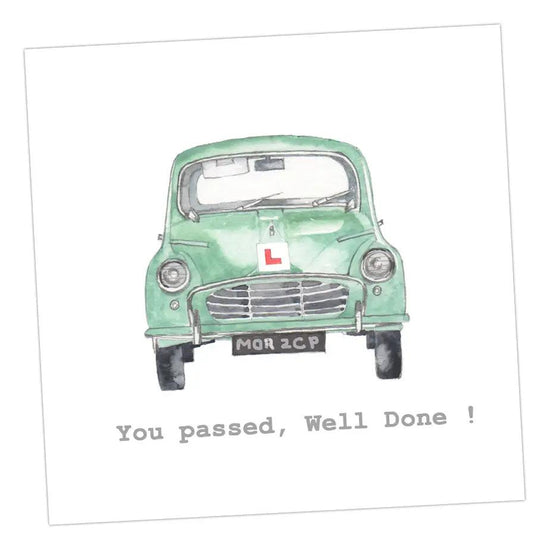Driving Test Greeting Card Greeting & Note Cards Crumble and Core 12 x 12 cm  
