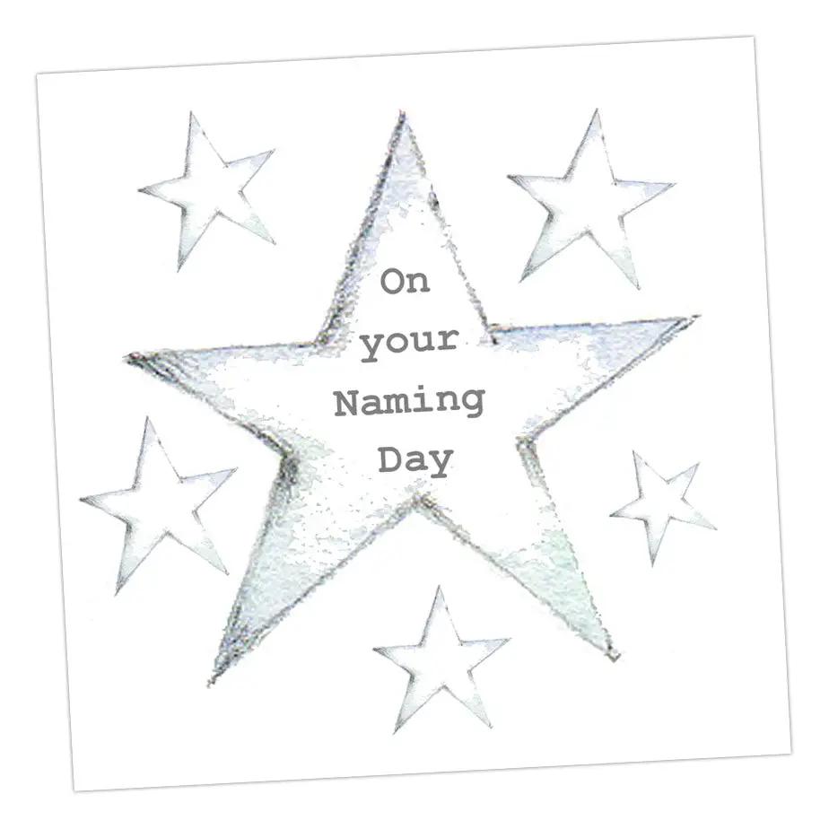 Star Naming Day Card Greeting & Note Cards Crumble and Core 15 x 15 cm  