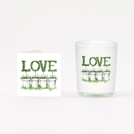 Love Pots Boxed Candle and Card Candles Crumble and Core   