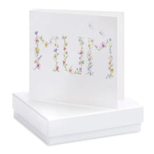 Load image into Gallery viewer, Boxed Floral Mum Earring Card Crumble and Core Crumble &amp; Core
