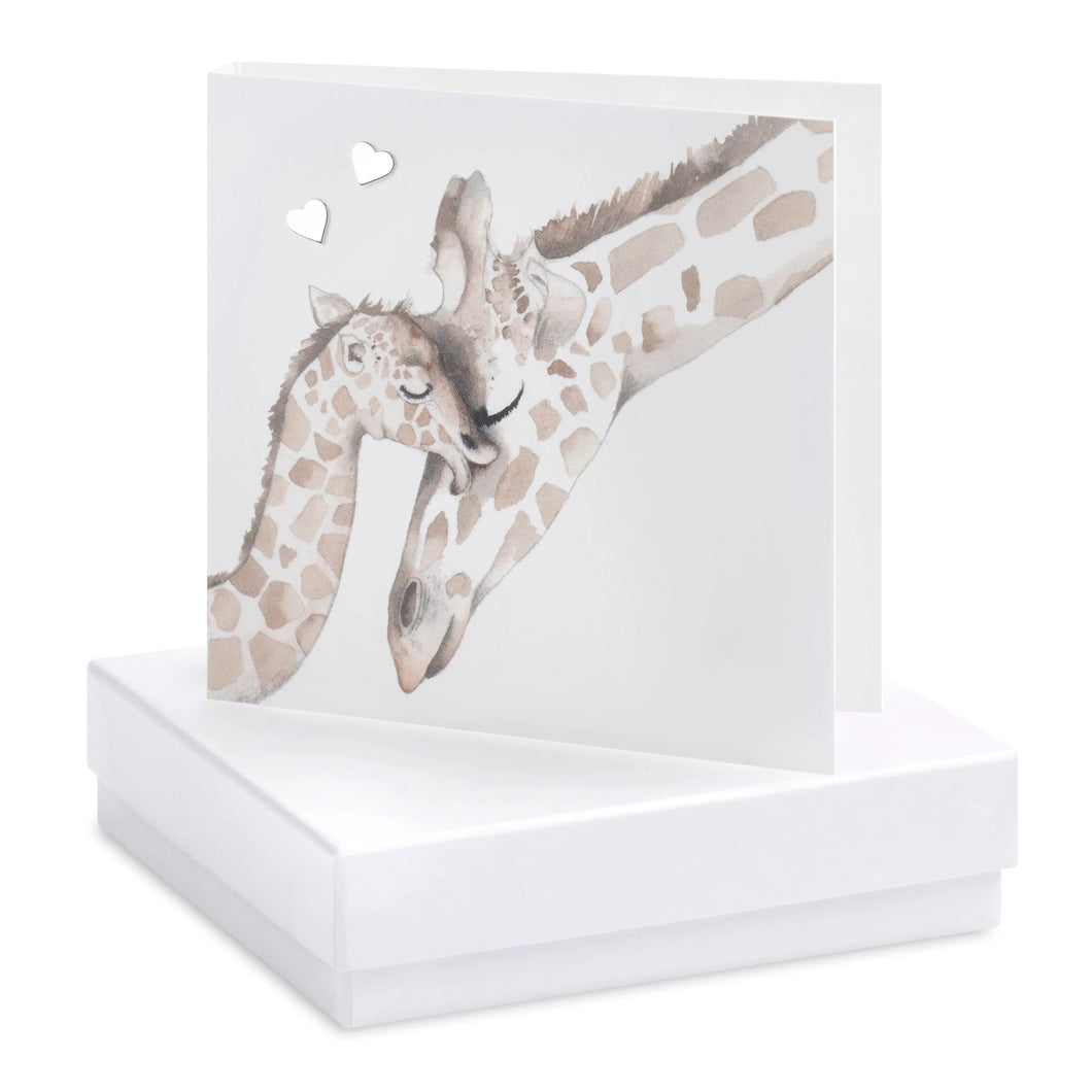 Boxed Giraffe Earring Card Crumble and Core Crumble & Core