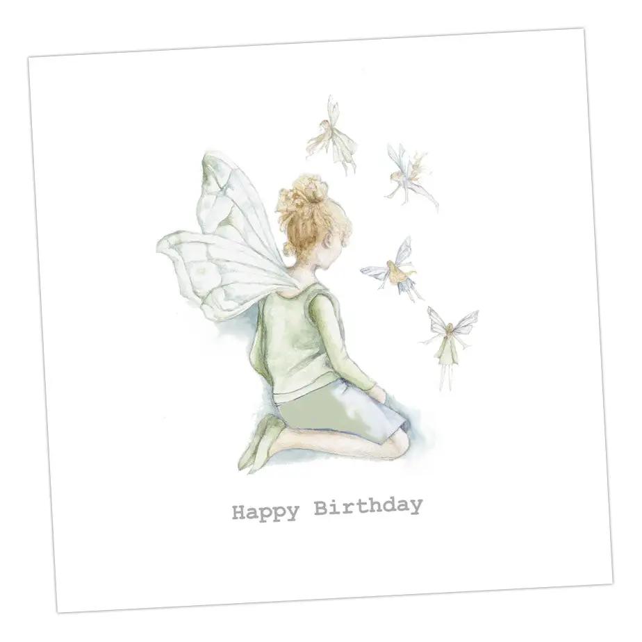 Tiny Fairies Birthday Card