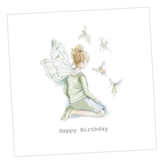 Tiny Fairies Birthday Card Greeting & Note Cards Crumble and Core 15 x 15 cm  