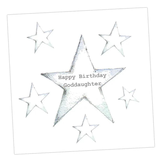 Star Goddaughter Birthday Card