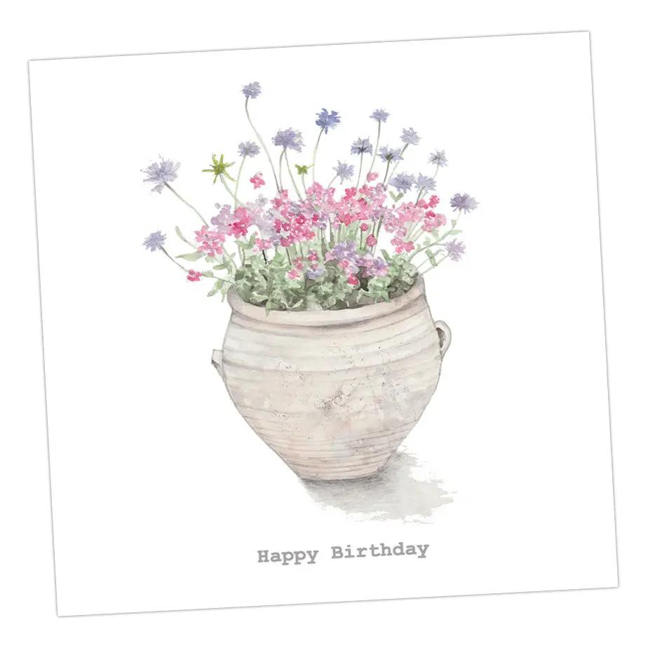 Terracotta Birthday Card Greeting & Note Cards Crumble and Core 12 x 12 cm  
