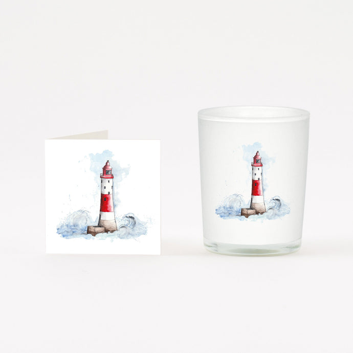 Lighthouse Boxed Candle and Card Crumble & Core