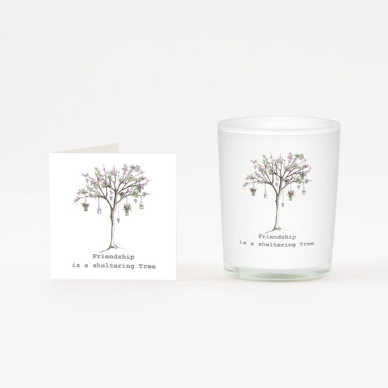 Blossom Friendship Tree  Boxed Candle & Card Candles Crumble and Core   