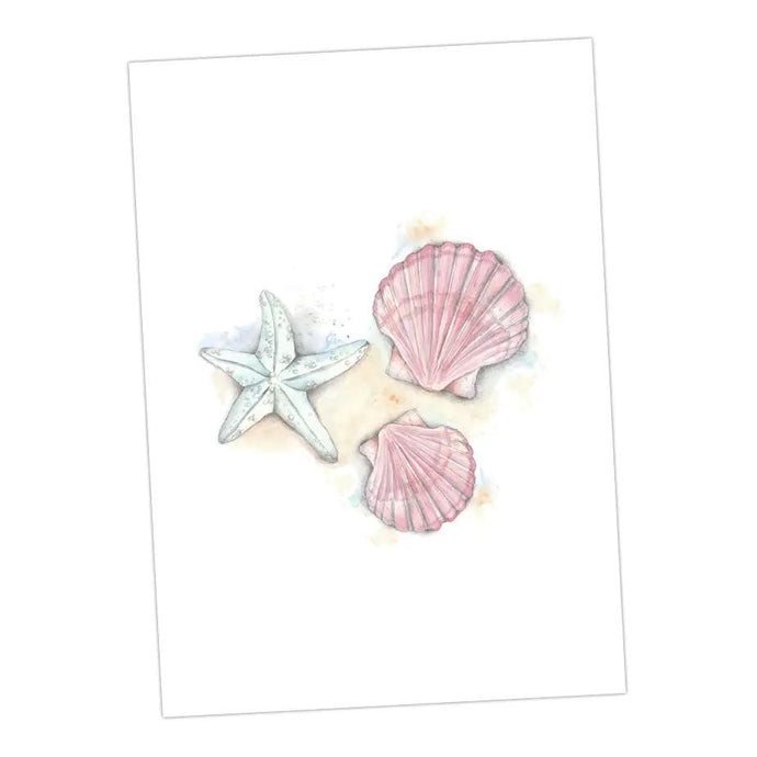 Shell & Starfish Print