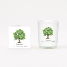 Load image into Gallery viewer, Green Friendship Tree Boxed Candle and Card Crumble &amp; Core

