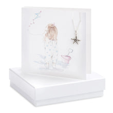 Load image into Gallery viewer, Boxed Beach Baby Necklace Card Necklaces Crumble and Core White  
