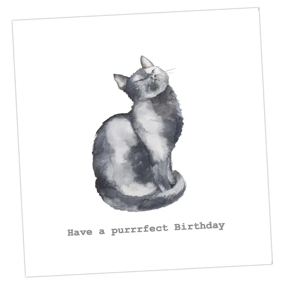 Have a Purrfect Birthday Cat Card