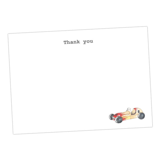 Racing Car Note Cards All Products Crumble and Core   
