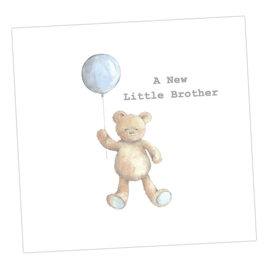 New Little Brother Greeting & Note Cards Crumble and Core 12 x 12 cm  