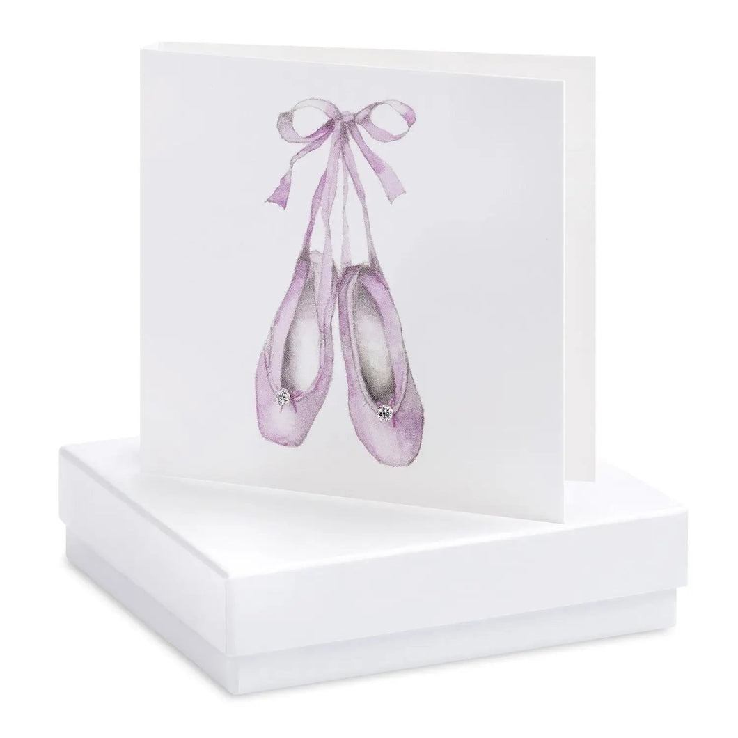Boxed Ballet Shoes Earring Card Crumble and Core Crumble & Core