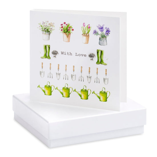 Boxed Multi Garden Earring Card Earrings Crumble and Core White  