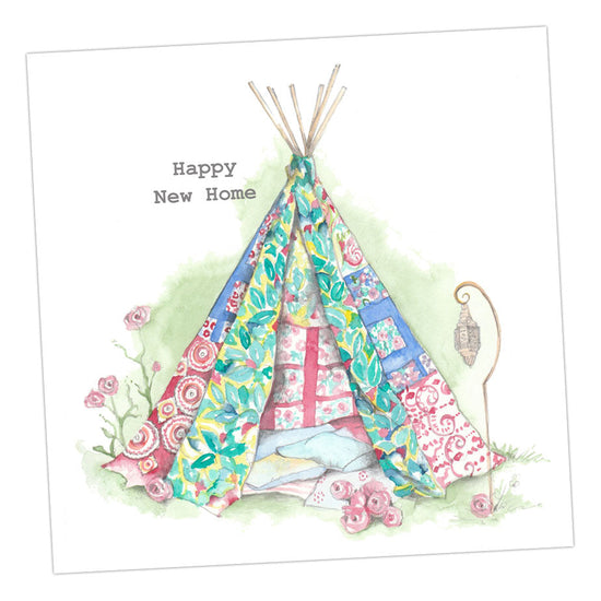 New Home Tent Card Greeting & Note Cards Crumble and Core 12 x 12 cm  
