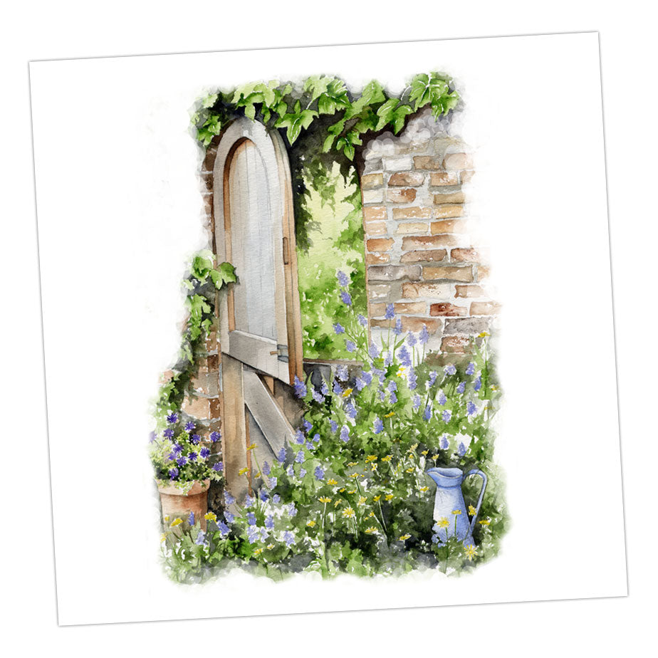 Secret Garden Card Greeting & Note Cards Crumble and Core 15 x 15 cm  