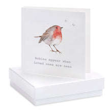 Carica l&#39;immagine nel visualizzatore di Gallery, Boxed Robins Appear Earring Card Earrings Crumble and Core White  
