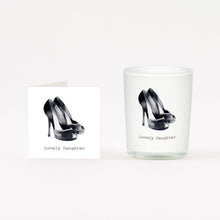 Load image into Gallery viewer, Daughter Shoes Boxed Candle and Card Crumble &amp; Core
