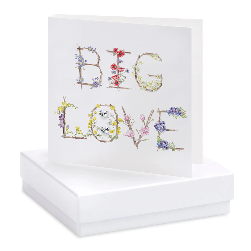 Boxed Big Love Earring Card Crumble and Core Crumble & Core