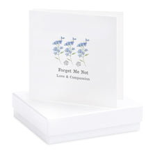 Load image into Gallery viewer, Boxed Forget Me Not Earring Card Crumble and Core Crumble &amp; Core
