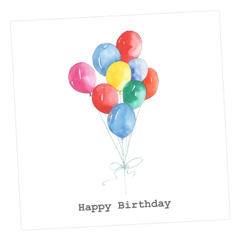 Jolly Balloons Birthday Card Greeting & Note Cards Crumble and Core   