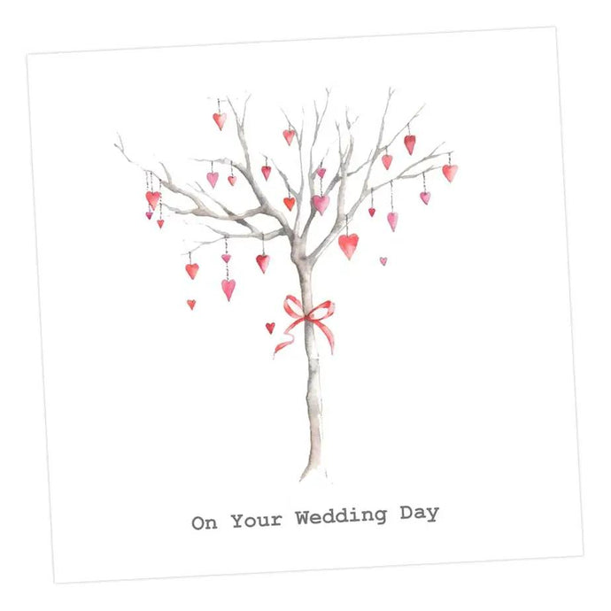 Heart Tree Wedding Card Greeting & Note Cards Crumble and Core   