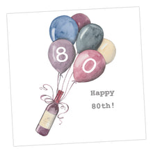 Load image into Gallery viewer, Wine 80th Birthday Card Greeting &amp; Note Cards Crumble and Core   
