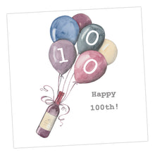 Load image into Gallery viewer, Wine 100th Birthday Card Greeting &amp; Note Cards Crumble and Core   
