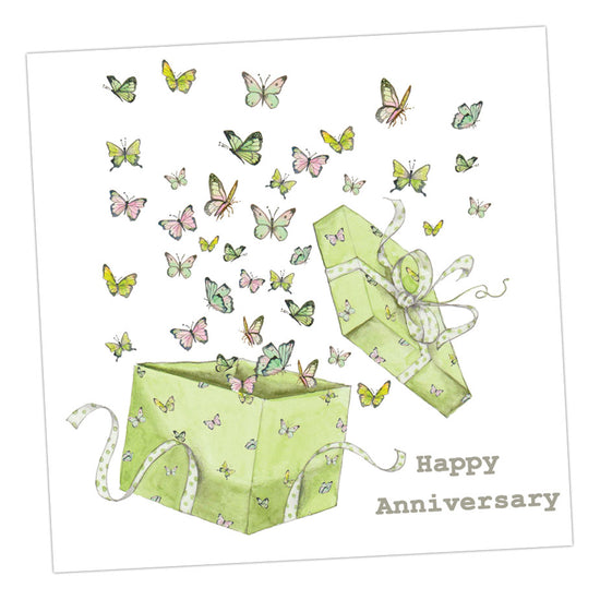 Butterflies Anniversary Card Greeting & Note Cards Crumble and Core   