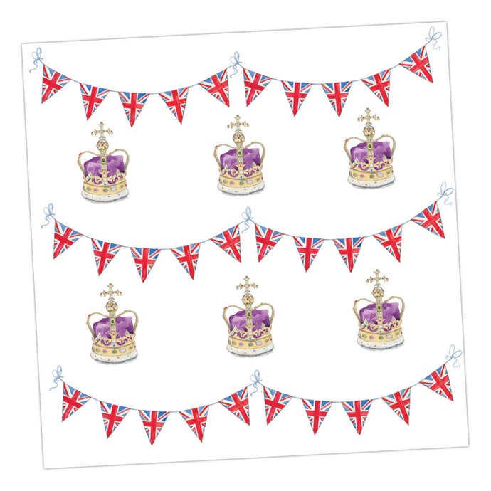 Crowns & Bunting Card