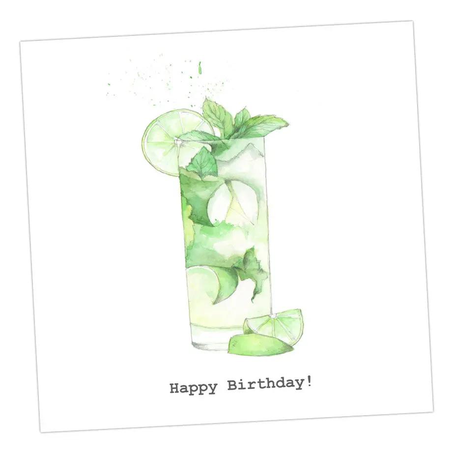 Mojito Birthday Card Greeting & Note Cards Crumble and Core   