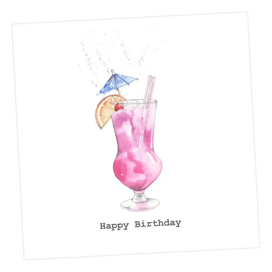 Happy Birthday Cocktail Card Greeting & Note Cards Crumble and Core   