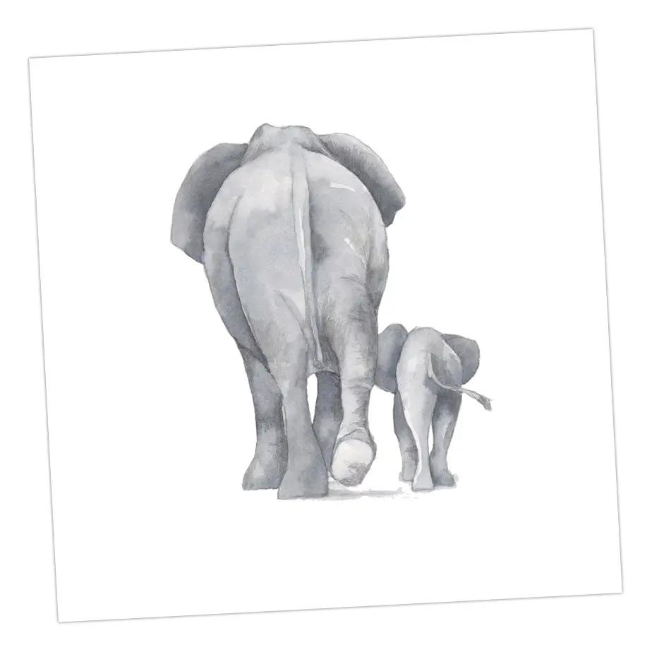 Baby Love Elephants Card