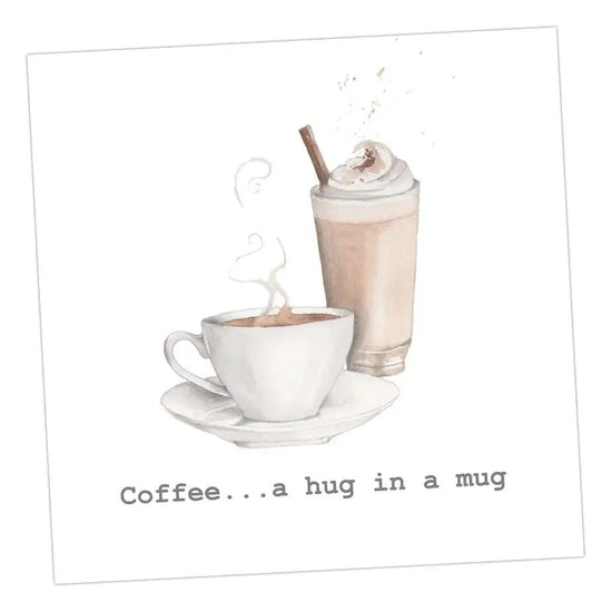 Coffee Hug Card Greeting & Note Cards Crumble and Core   