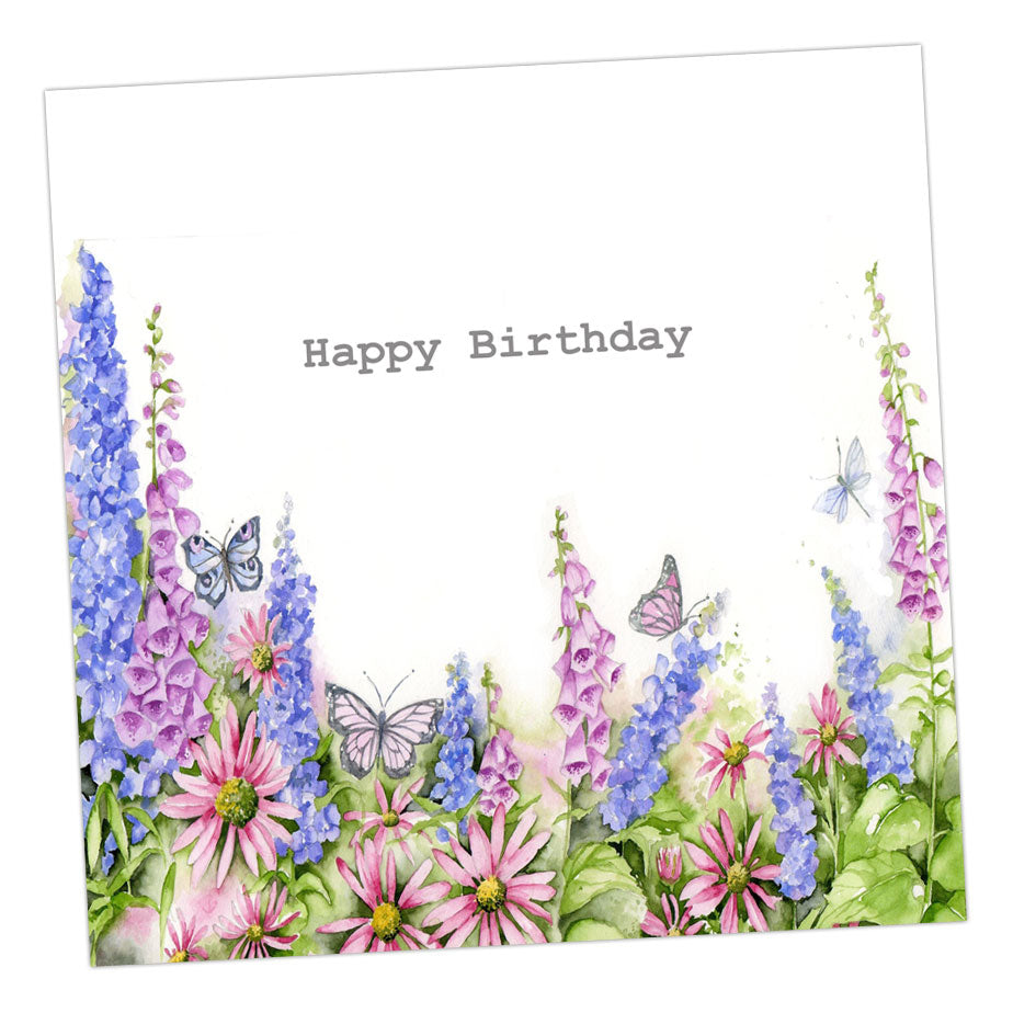 English Country Garden Birthday Card Greeting & Note Cards Crumble and Core   