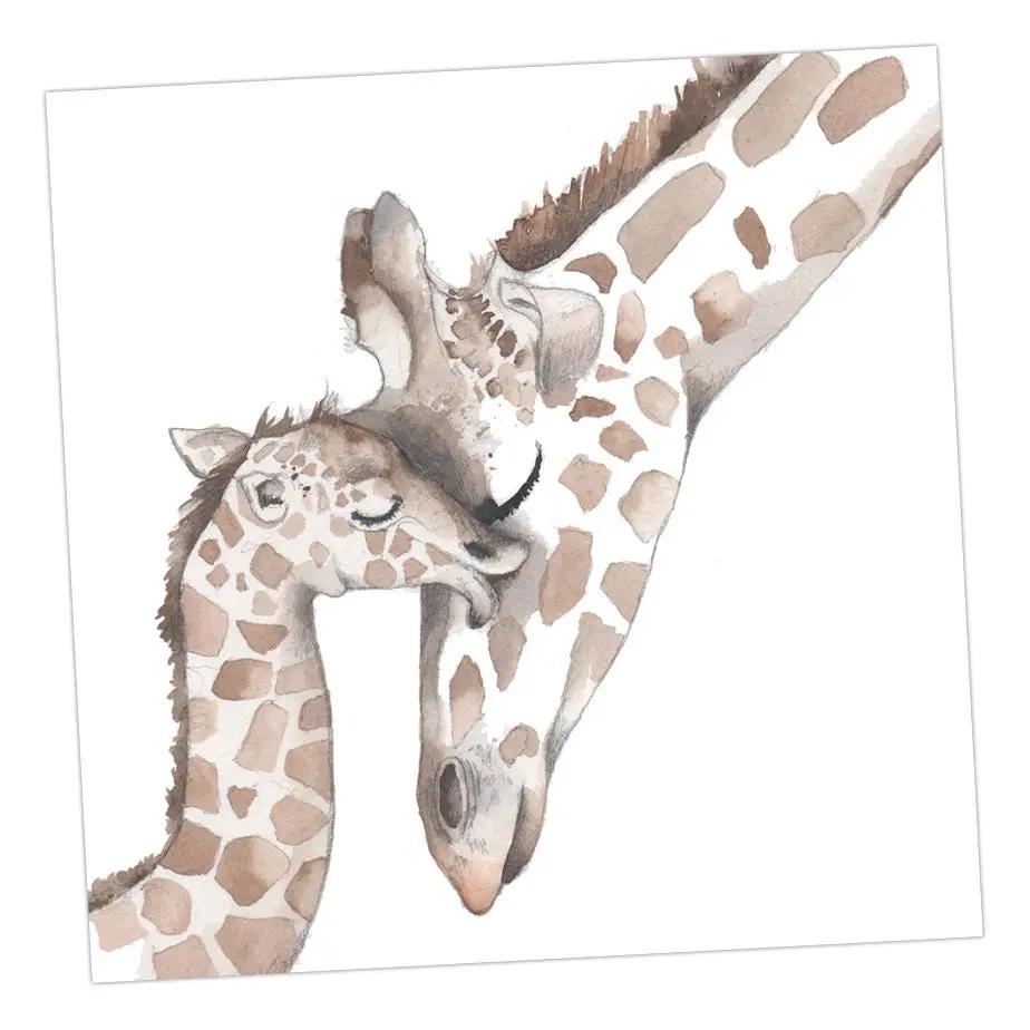 Baby Love Giraffes Card