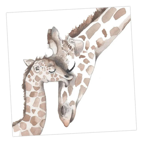 Baby Love Giraffes Card Greeting & Note Cards Crumble and Core   