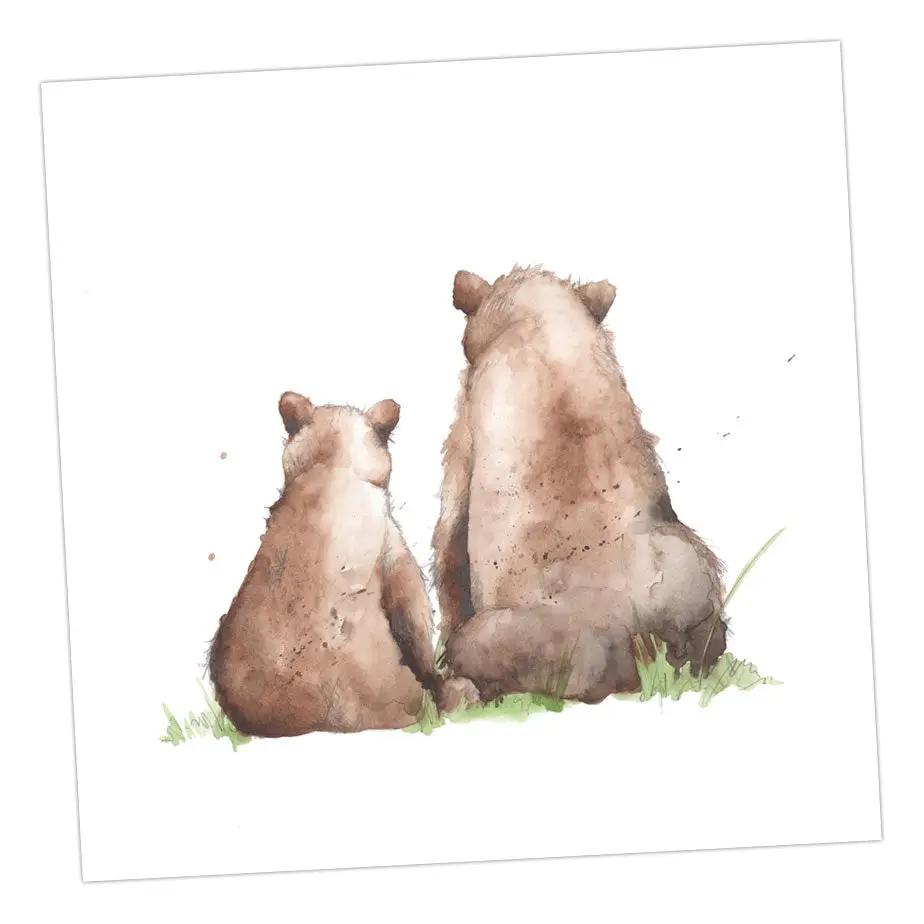 Baby Love Bears Card Greeting & Note Cards Crumble and Core   