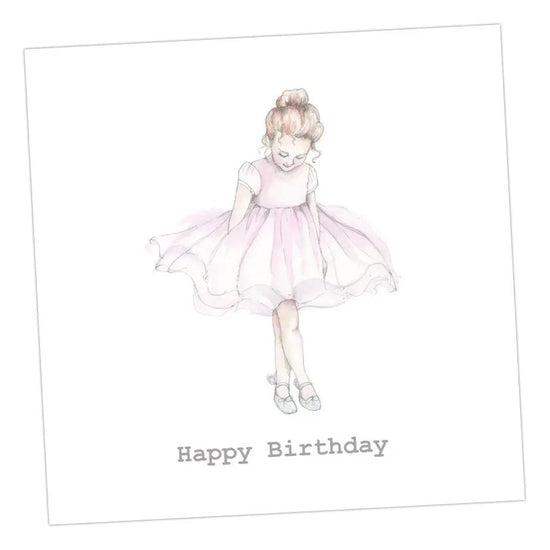 Ballerina Birthday Card Greeting & Note Cards Crumble and Core   