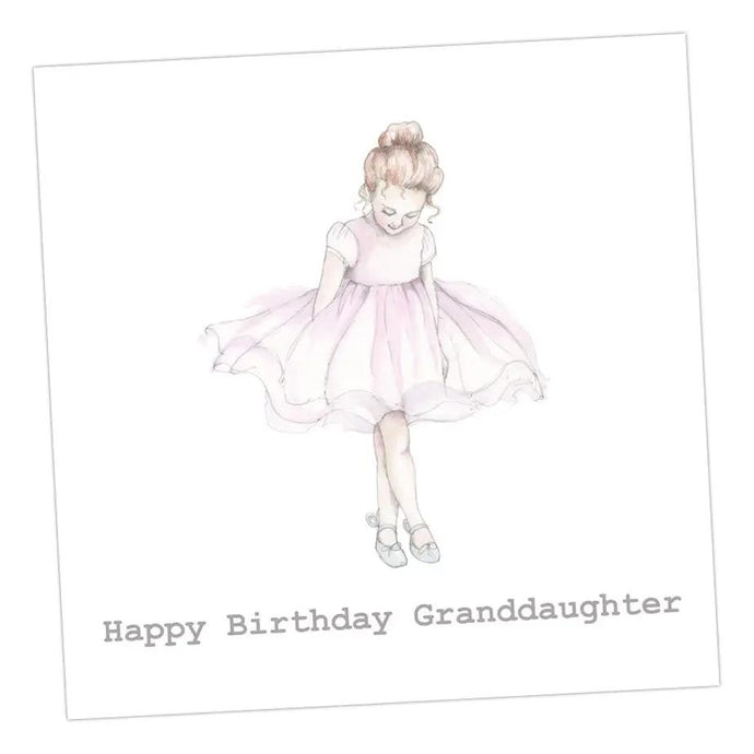 Ballerina Granddaughter Card