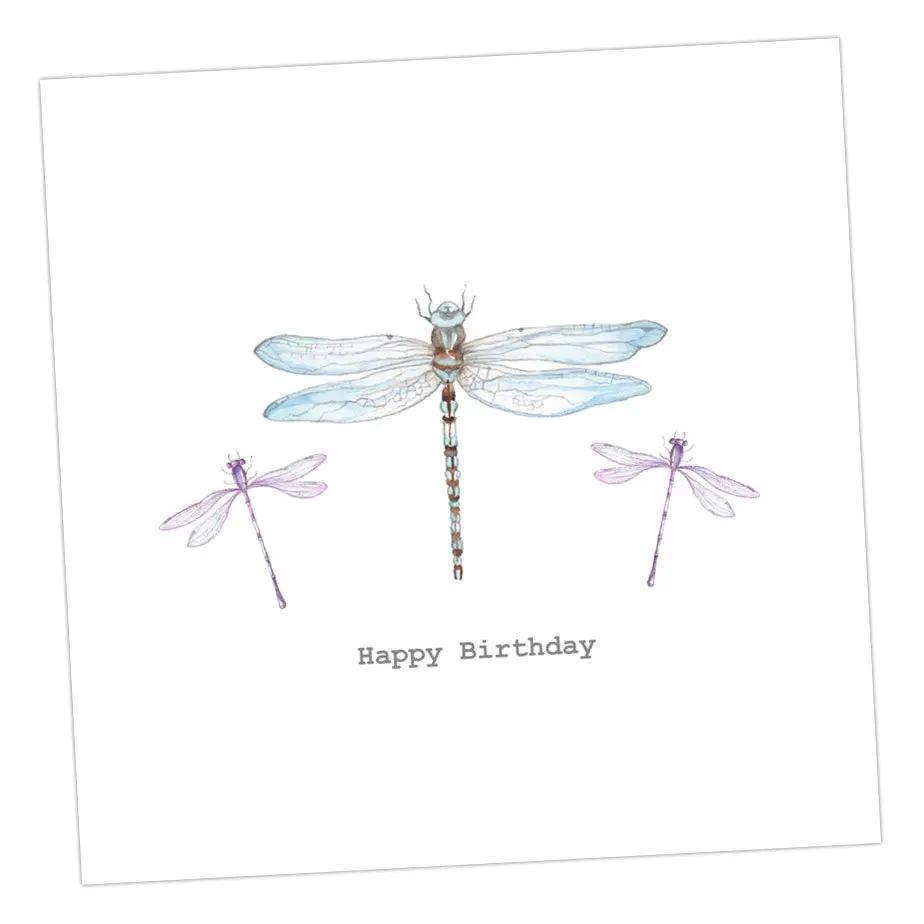 Dragonfly Birthday Card Greeting & Note Cards Crumble and Core   