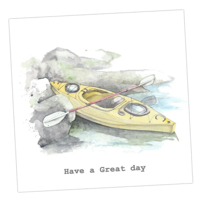 Kayak Birthday Card Greeting & Note Cards Crumble and Core   