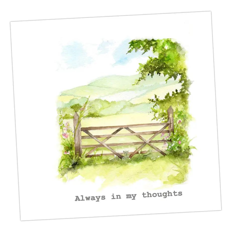 Always In My Thoughts Card Greeting & Note Cards Crumble and Core   