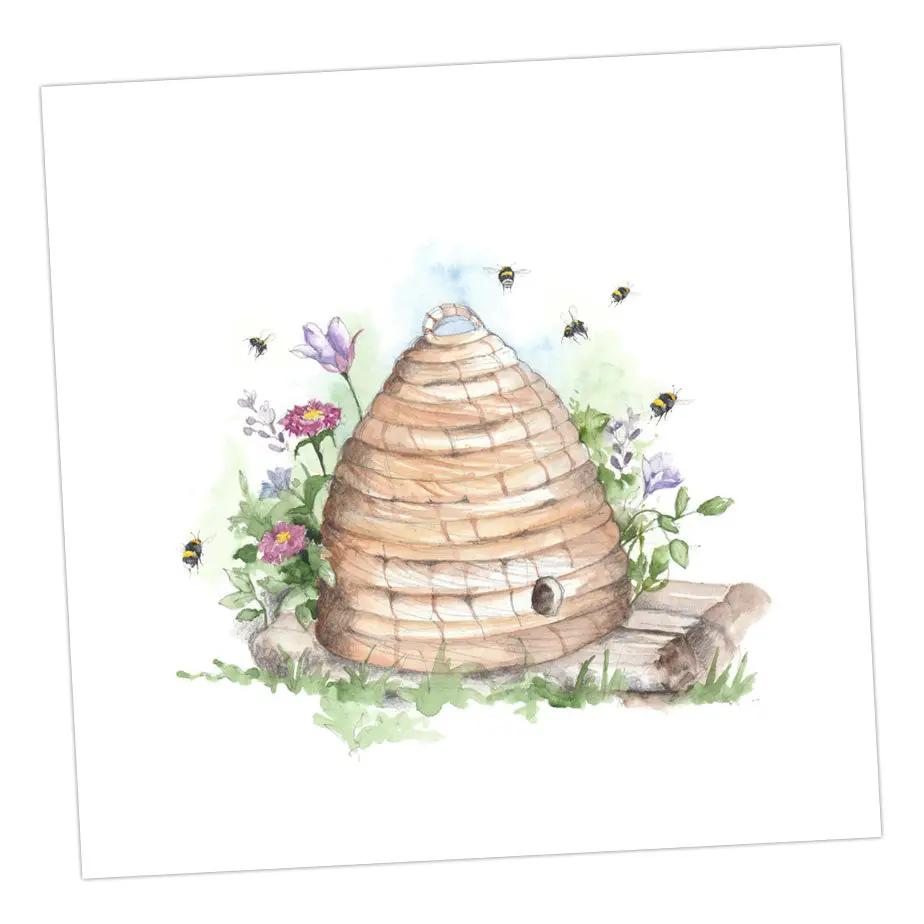 Beehive Blank Card Greeting & Note Cards Crumble and Core   