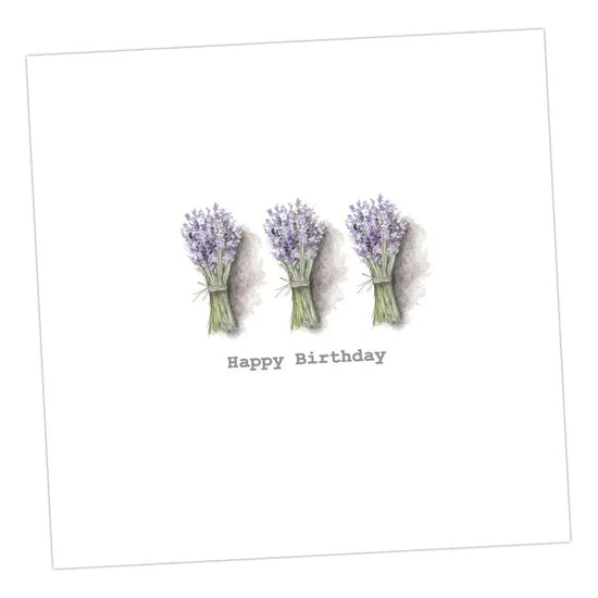 Lavender Birthday Card Greeting & Note Cards Crumble and Core   