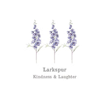 Load image into Gallery viewer, Larkspur Card
