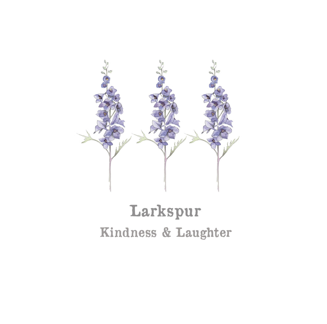 Larkspur Card