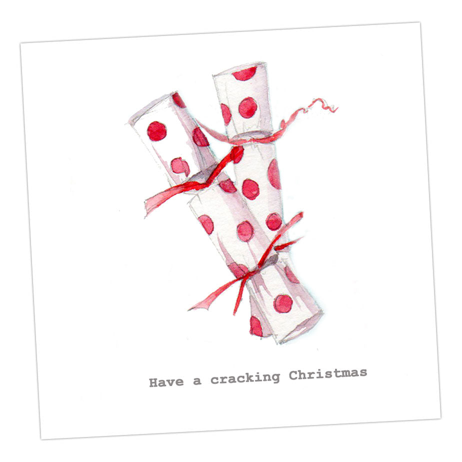 Christmas Crackers Greeting Card Greeting & Note Cards Crumble and Core   