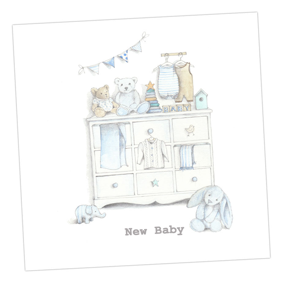 Baby Boys Room Greeting & Note Cards Crumble and Core   